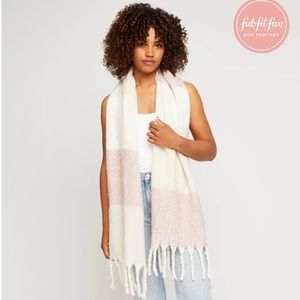 NWT Gentle Fawn Pink Plaid Huntington Scarf